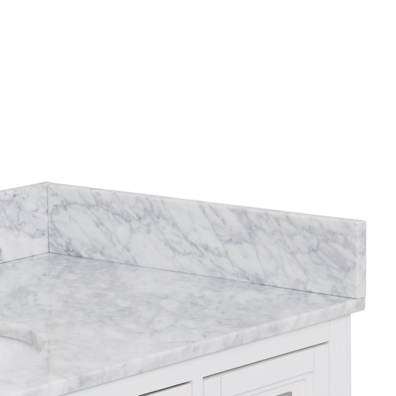 ED Ellen DeGeneres Natural Carrara Marble Sidesplash & Reviews Wayfair